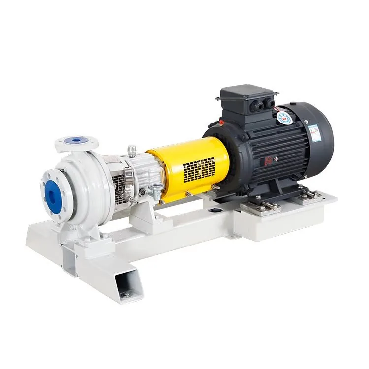 Bomba ISO 5199 / ISO 2858 serie AC con motor y bancada