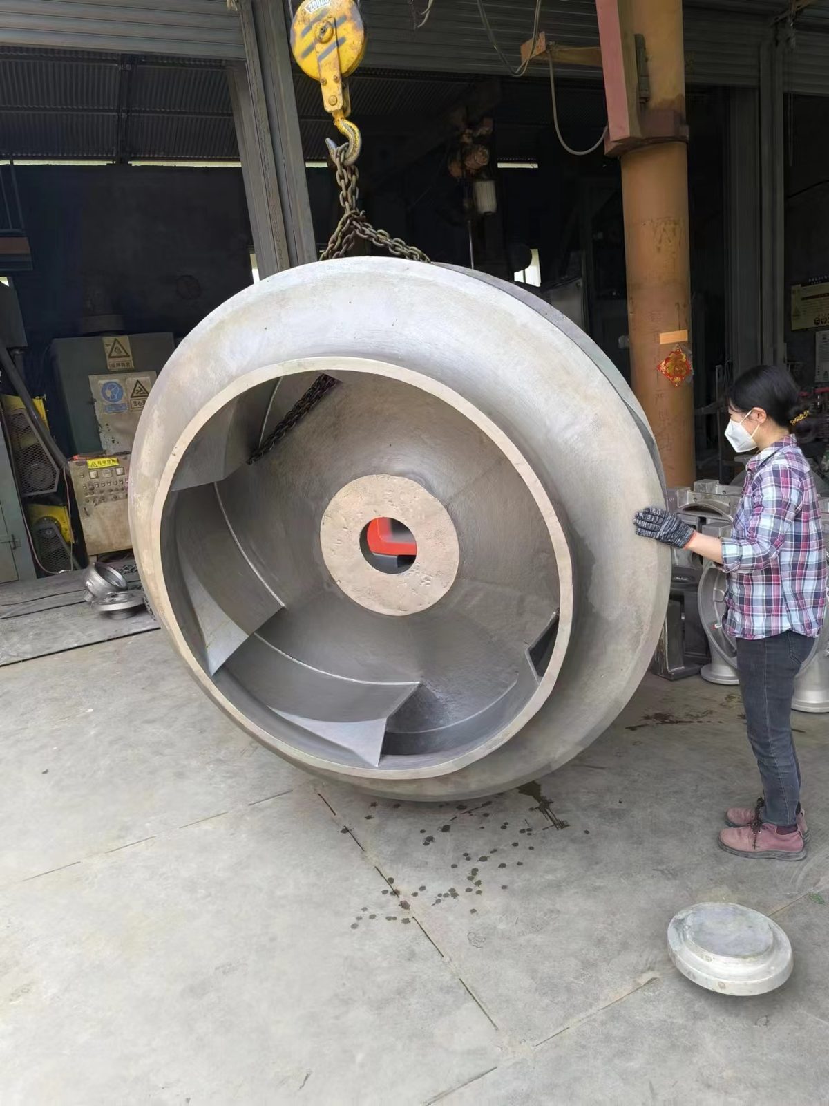 Impulsor reconstruido en el taller de YSM